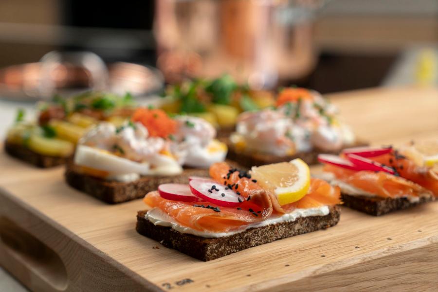 Smørbrød på 3 måter