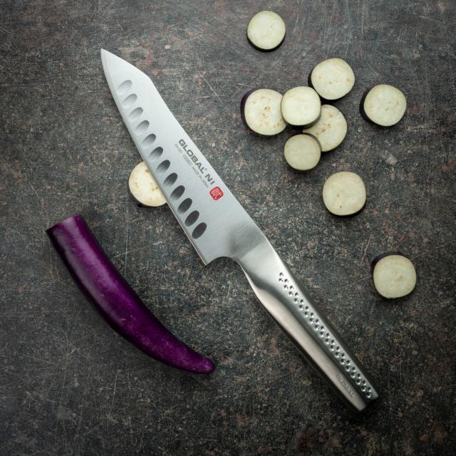 Kokkekniv Oriental 16 cm hulslipt