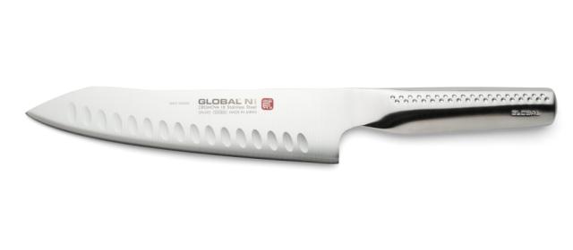 Kokkekniv Oriental 20 cm hulslipt
