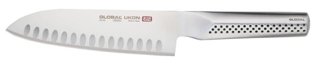 Santokukniv 19 cm hulslipt