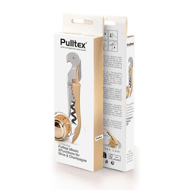 Champagneåpner Pulltaps Basic gull
