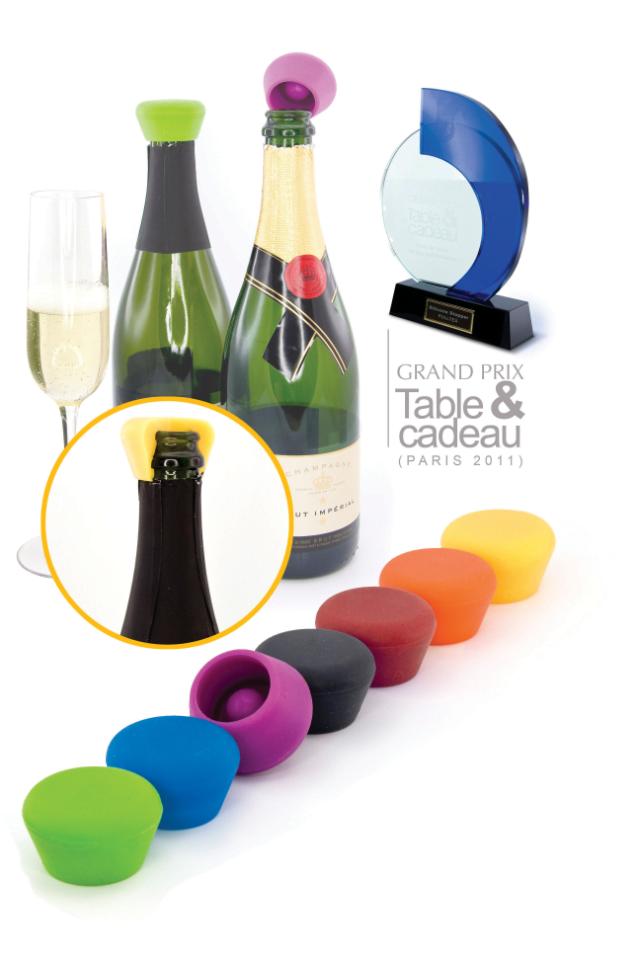 Silicone Champagne stopper 2 stk.