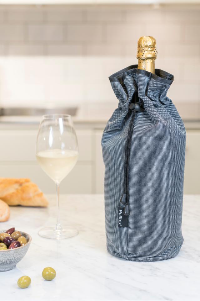 Champagnekjøler til magnumflaske grå