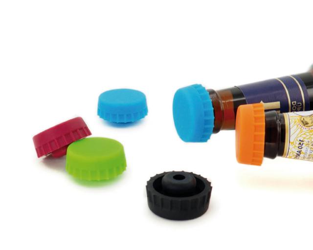 Silicone Beer stopper 2 stk.