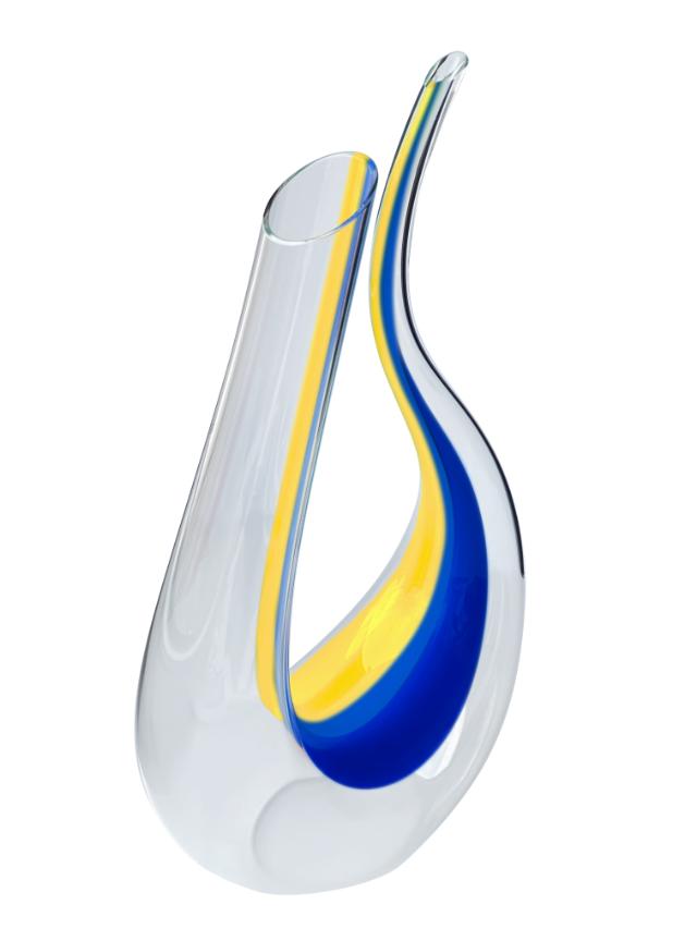Decanter Amadeo Yellow/Blue