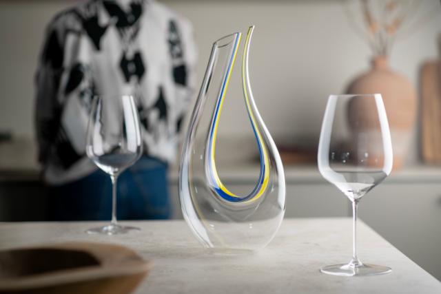 Decanter Amadeo Yellow/Blue