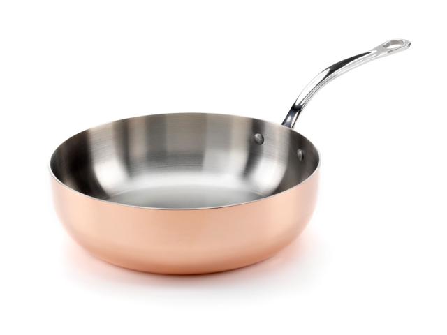 Sauteuse i kobber 2 l