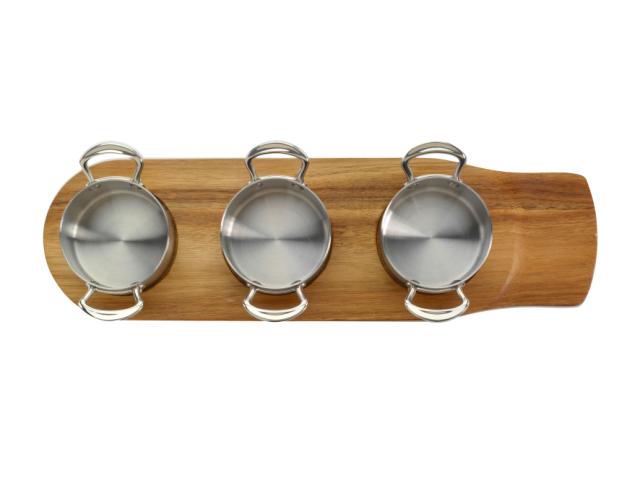 Minigryter sett i 3 deler 9 cm