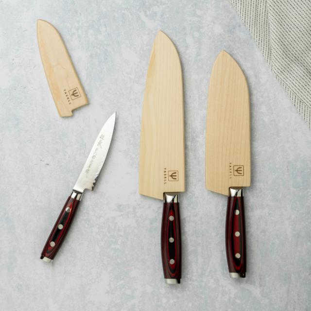 Knivbeskyttelse i lønn 20 cm for kiritsuke