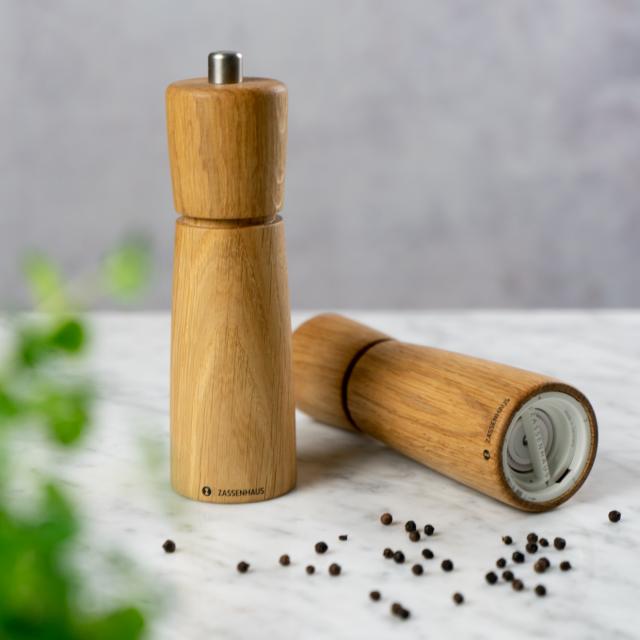 Pepperkvern i eik 18 cm