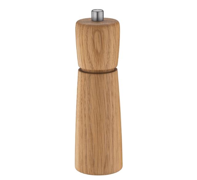 Saltkvern i eik 18 cm