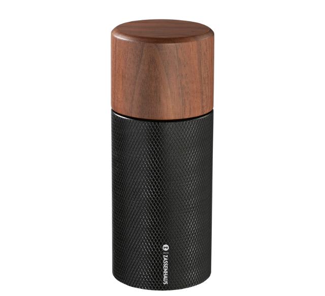 Pepperkvern i aluminium/valnøtt 13 cm