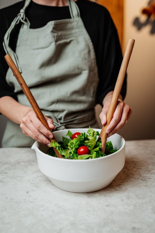 Salatbestikk akasie 35 cm