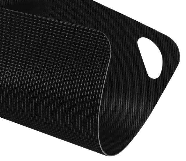 Trancherbrett i plast 38 cm svart