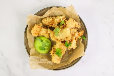 Tempurafritert clarias