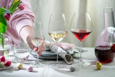 Påskestemning på påskebordet