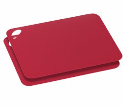 Fleksibel skærematte 2-pack rød 29 cm
